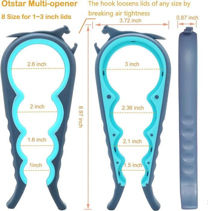 Jar Opener & Bottle Opener for Seniors with Arthritis, Weak Hands