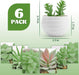 6 Pack Succulents Fake Plants for Bedroom Bathroom Home Decor