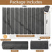 Large Stone Dish Drying Mat for Kitchen Counter, Quick Dry Stone Dishes/Bath Mats,Foldable Water Absorbing Diatomaceous 