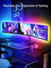 TV LED Lights, 18.0ft LED Backlight for 40-75 Inch TV Behind Lighting