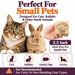 Cat Brush for Shedding - Deshedding Brush for Cats - Patented Grooming Tool for Removing Loose Fur, Undercoat & Hair - Made in USA - Works on Short, Medium & Long Coats