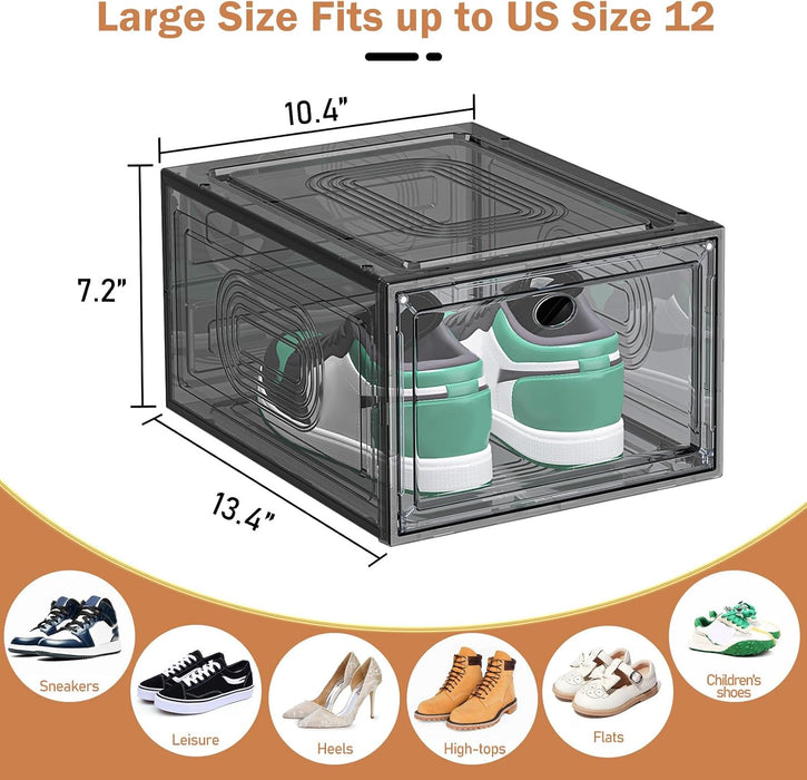 10 Pack Shoe Organizer Stackable