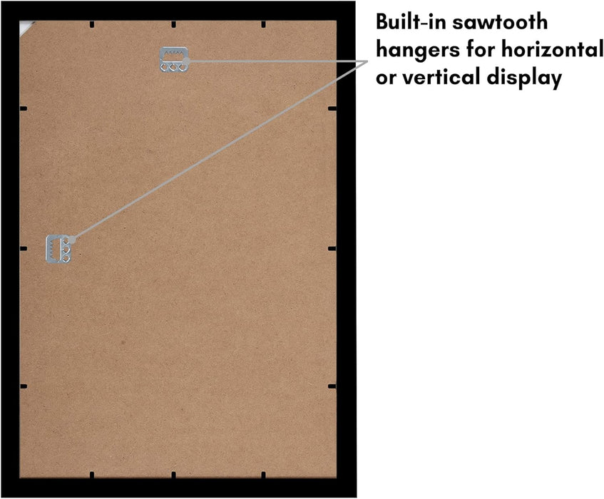 12x18 Picture Frame - Engineered Wood - Black