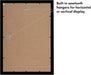 12x18 Picture Frame - Engineered Wood - Black