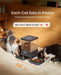 Automatic Cat Feeder for 2 Cats Pets, Timed Cat Food Dispenser