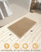 Upgraded Waffle Bath Mat Ultra Absorbent Non Slip Bathroom Mat, 17" x 24"