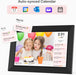 Frameo 10.1 Inch WiFi Digital Picture Frame, Smart Cloud Electronic Photo Frame with HD IPS Touch Screen Slideshow 32GB 