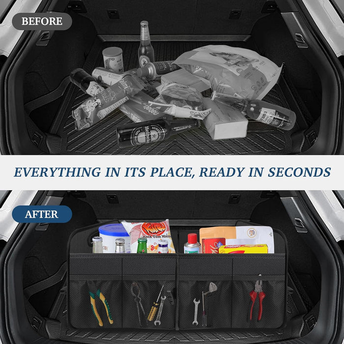 Car Trunk Organizer-Collapsible Car Storage for Suv/Jeep/Sedan