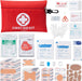 150 Pcs Mini Travel First Aid Kit for Travel, Car, Home, Camping