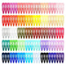 120 Pack Colorful Metal Snap Hair Clips, 2 Inch Hair Barrettes for Styling