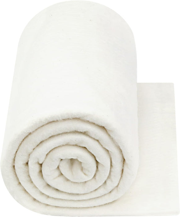 79"x91" Natural Cotton Batting for Quilting, 200g/m²
