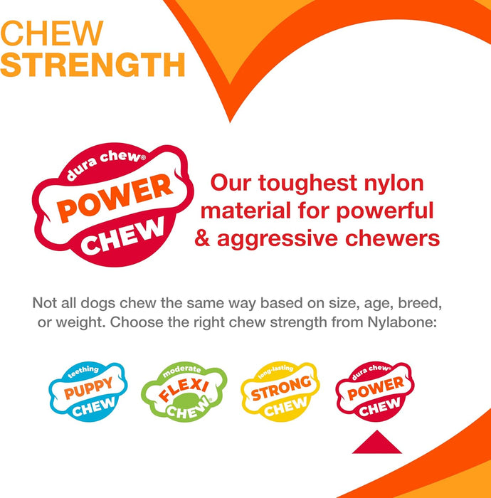 Power Chew Original Bone Dog Chew Toys, Small, 3 Count