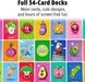 Upgraded Kids Card Games Pack, 6 Decks, Go Fish, Old Maid, Crazy Eights, Memory Match, Slap Jack, War, Playing Cards, Ea