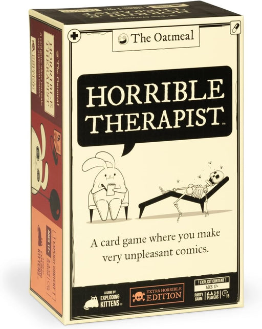 Horrible Therapist: Extra Horrible Edition by - A Card Game for 3-8 Players, Ages 17+ - Adult Party Game for Family Nigh