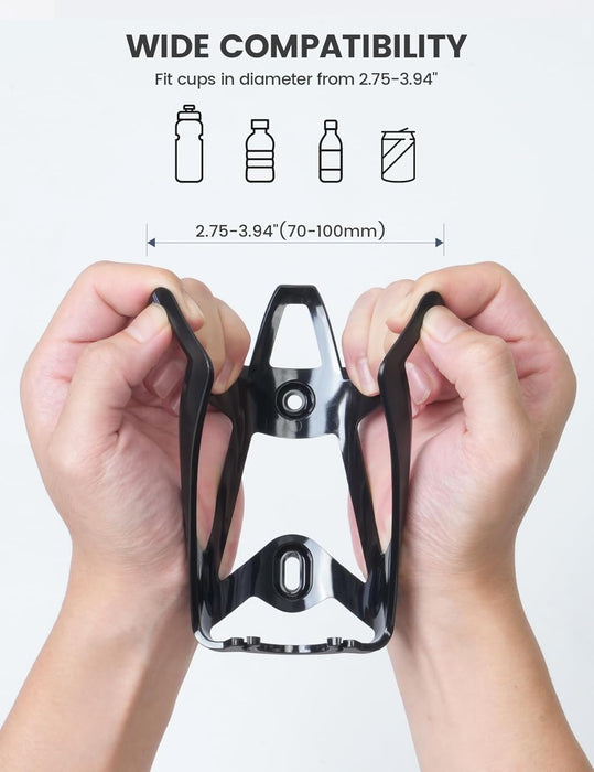 Bike Water Bottle Holder - 1.2 Oz Ultralight & Sturdy Bike Cup Holder, Bicycle Drink Cage, Cycling Bike Water Bottle Cag
