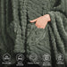 Wearable Blanket Poncho Cape Wrap for Adult, Cozy Sherpa Fleece Pocketed Shawl TV Throw Blankets for Office and Lounge,G