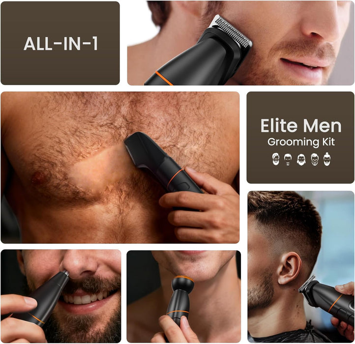 Manscape Upgraded Body & Pubic Hair Trimmer for Men, Waterproof Ball Shaver