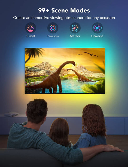 Govee TV LED Backlight, RGBIC Smart LED Strip Lights for 70-80 inch TVs
