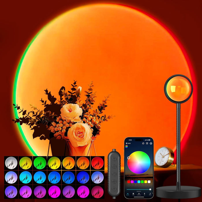 Sunset Lamp Projector with APP & Button Control LED Night Light