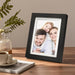Picture Frames 5x7 2 Pack Made of Solid Wood Black for Wall Mounting and Tabletop Display