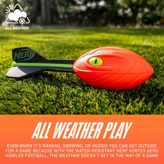 Vortex Aero Howler Foam Ball, Classic Long-Distance Football, Flight-Optimizing Tail, Whistling Sound, Indoor & Outdoor 