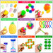 76 Pack Sensory Fidget Toys Set, Stress Relief and Anti-Anxiety Bundle Sensory Toys for Kids Adults, Cool Fidget Packs with Mochi Squishy, Magic Rainbow Ball, Motion Timer, Flippy Chain,Stress Ball...