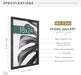 Studio Gallery Poster Frame, 18x24, Black Woodgrain, 1-Pack
