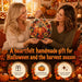 Autumn Harvest Pumpkin Diamond Art Hanging Ornament Kit, Halloween Diamond Art Hanging Kits, DIY Diamond Art Hanging Sign, Acrylic Diamond Painting Window Hanging Decor for Home, Garden,Porch,Mantel