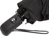 Round Travel Umbrella with Auto Open/Close Button, Wind-Proof Compact Design, Wind Vent, Strong Alloy Steel Frame, Soft-