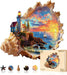 Wooden Puzzles for Adults, Sunset by the Seaside Wood Puzzles Adult