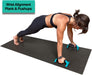 Premium Quality Wrist Alignment Yoga Blocks to Eliminate Wrist Pain in All Poses - Great for Yoga, Pushups and Pilates. 