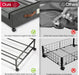 Under Bed Storage with Wheels, 2Pack Under Bed Storage Containers, Underbed Shoe Storage Organizer, Rolling Under Bed Metal Drawers for Clothes, Blankets(30.71 x 16.93 x 6.69 in)