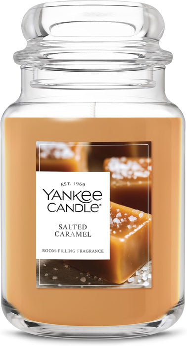Salted Caramel Scented Candle, 22oz Large Jar