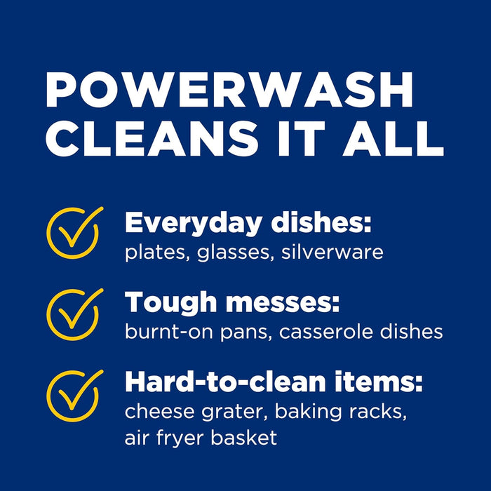 Powerwash Spray, Dish Soap, Dishwashing Liquid, Fresh, 1 Starter Kit + 3 Refills, 4x16 Fl Oz