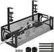 Under Desk Cable Management Tray, 15.7'' No Drill Steel Desk Cable Organizers, Wire Management Tray Cable Management Rac