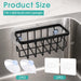Sponge Holder for Kitchen Sink, Caddy Organizer with Suction Cup, Rustproof