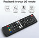Replacement for LG Remote Control, Pack of 2, 2026-2005, Universal