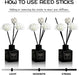 Reed Diffuser Set of 3,Lavender Scented Oil Diffuser with 15 Sticks,(50ml) x 3 Home Fragrance Reed Diffuser for Home Living Room Bedroom Bathroom Air Freshener