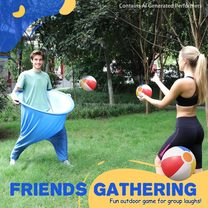 Granny Pants Yard Game, Oversized Granny Pants Outdoor Games,Giant Stretchy Pants, Fun Tossing Games Props for Outdoor Parties, Group Gatherings, Adults and Family