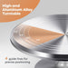 12" Aluminum Cake Turntable Set, Rotating Cake Stand for Decorating