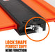 Contour Gauge Profile Tool with Adjustable Lock 10 Inch Orange