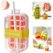 Touch-Free Ice Cube Bottle with Storage Bin