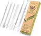 6-Pack Ingrown Toenail File and Lifters, Professional Surgical Stainless Steel Ingrown Toenail Removal Tool Kit, Manicur
