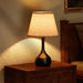 Touch Bedside Lamp, Farmhouse 3-Way Dimmable Table Lamps for Nightstand with Fabric Shade, 17.32'' Desk Lamp for Reading, Bedroom, Livingroom, Office, Corded