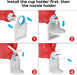 Laundry Detergent Dispenser Cup Holder,Nozzle Upgraded Labor Saving Switch Easily No More runny or Messy Laundry Deterge
