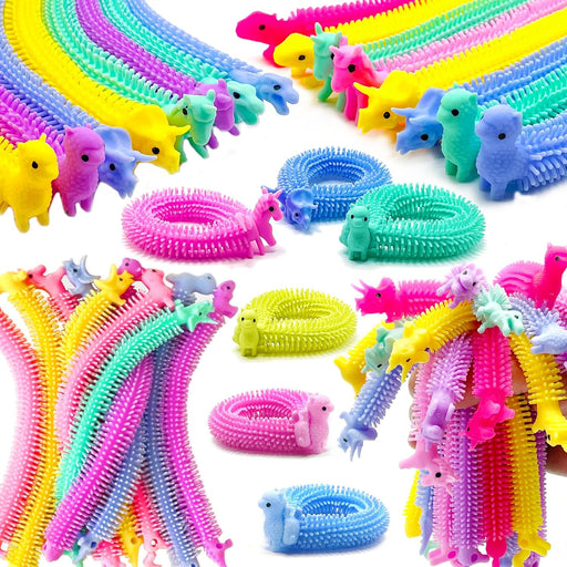 30 Pack Stretchy Strings Fidget Toys, Sensory Toys Bulk for Kids, Adults Stress Relief, Anti-Anxiety Autism Toys, Perfec