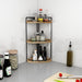 Corner Bathroom Organizer Countertop,Vanity Counter Storage Shelf