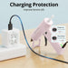 Cordless Hot Glue Gun W106s with Rechargeable 2Ah Pink