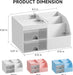 Makeup Organizer with 2 Drawers, Makeup Organizers Countertop for Vanity and Bathroom, Make up organization and Skincare