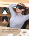 Sleep Mask for Side Sleeper 3 Pack, Blackout 3D Eye Mask